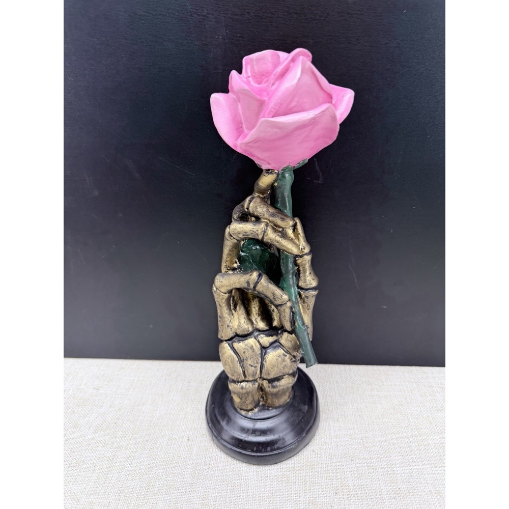 Skeleton Hand Holding Rose Halloween‎ Decor Ashland Gothic Tabletop